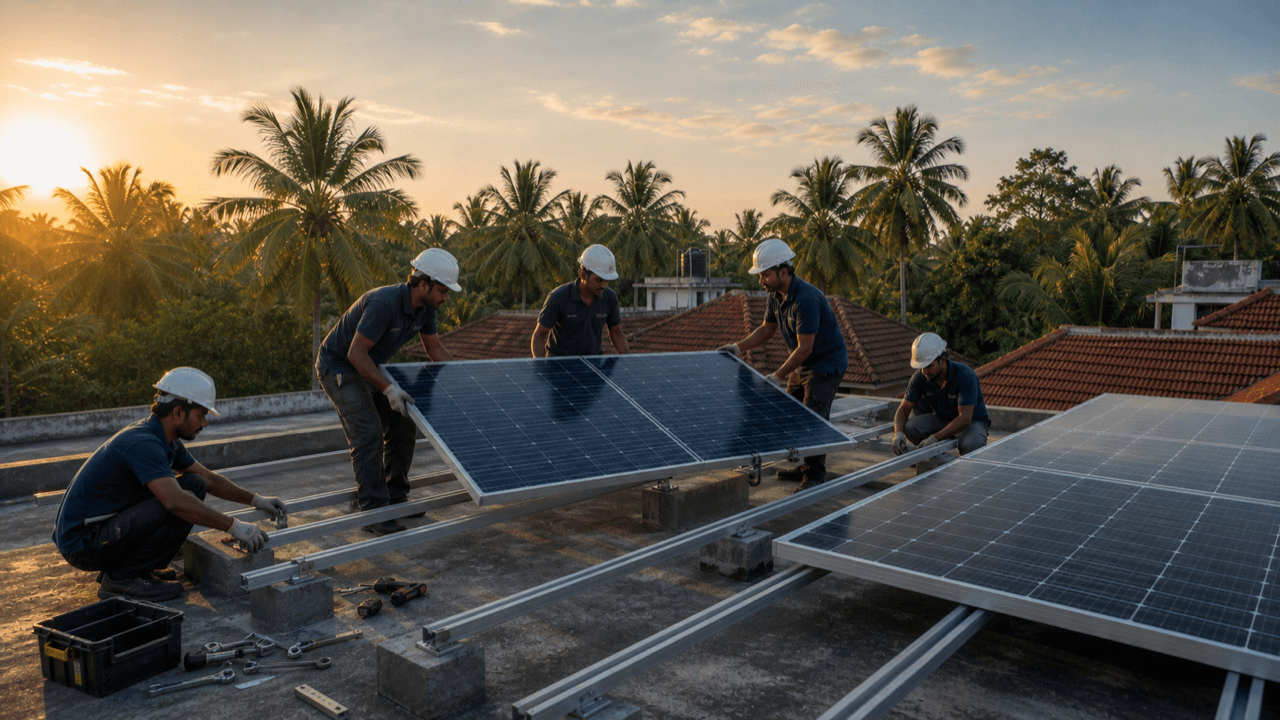 6kW rooftop solar Angamaly